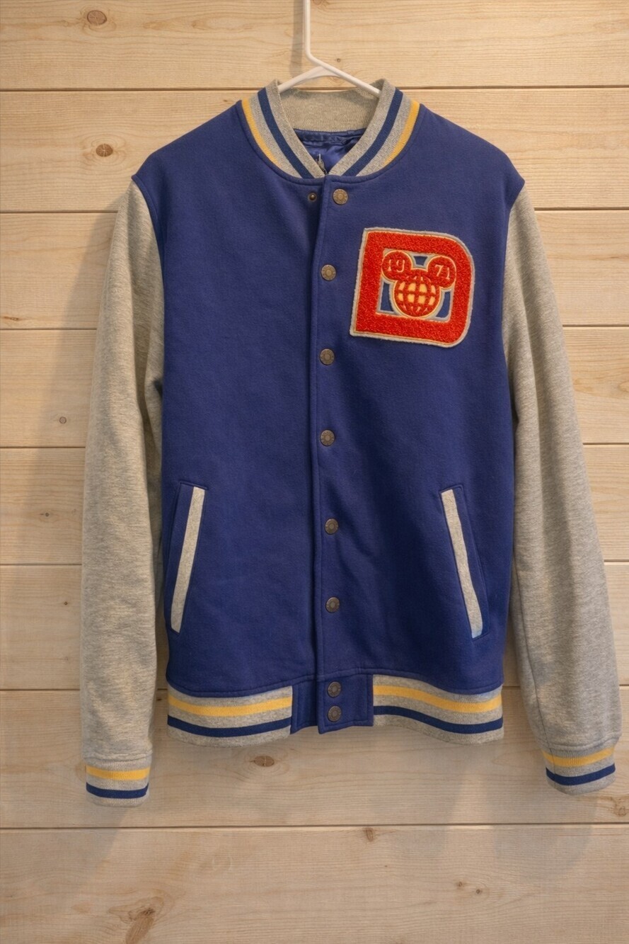 Disney Parks Mickey Mouse WDW 1971 Letterman Jacket Varsity  2XL Excellent A400‎